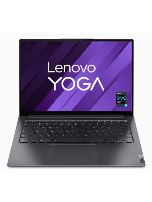 Laptops: Lenovo Yoga Slim 7 Pro Intel Evo Core i5-11320H, 14"(35.6cm)2.8K 400nits Thin & Light Laptop(16GB/512GB SSD/Win11/Office 2021/90Hz/Backlit/3Yr Brand Warranty/Slate Grey/Metal Surface/1.3Kg),82NC00EWIN